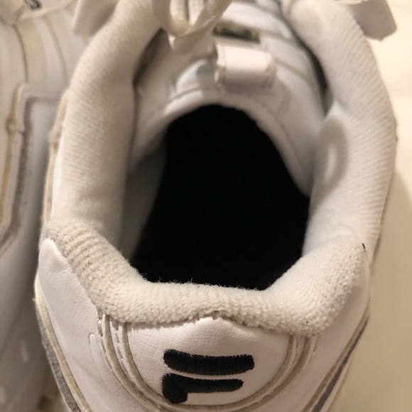 FILA Mens D Formation 1CM00489-120 White Casual Sneakers - Picture 16 of 16